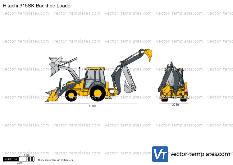 Hitachi 315SK Backhoe Loader