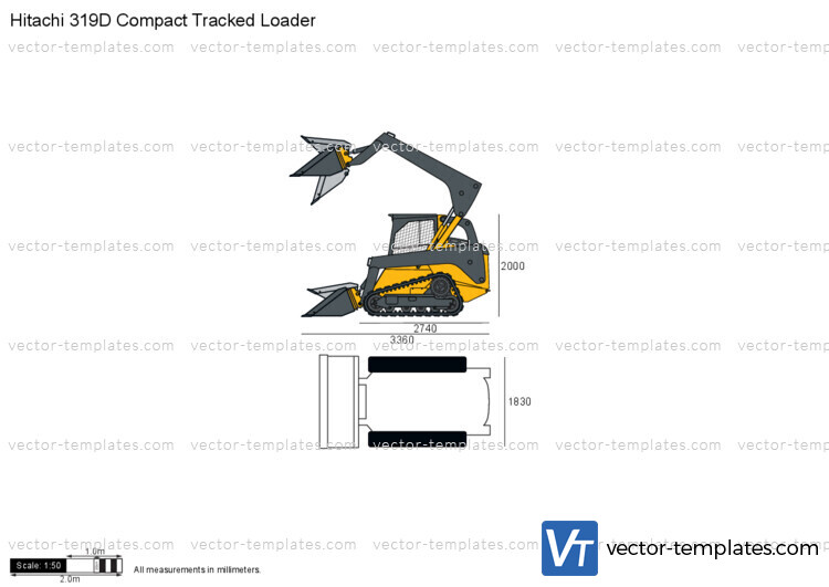 Hitachi 319D Compact Tracked Loader