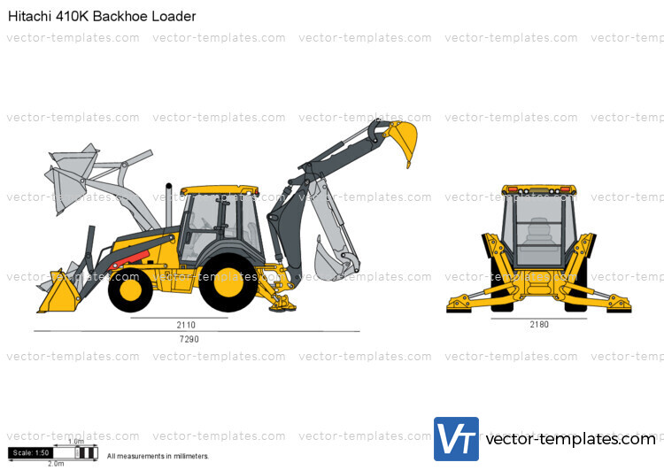 Hitachi 410K Backhoe Loader