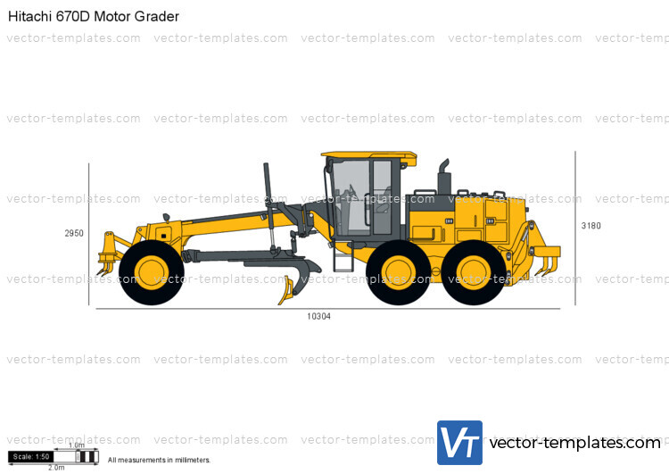 Hitachi 670D Motor Grader