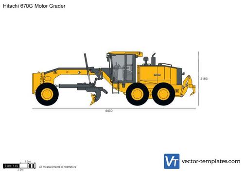 Hitachi 670G Motor Grader