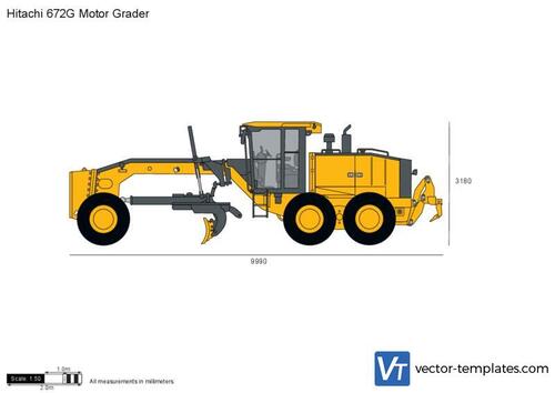 Hitachi 672G Motor Grader