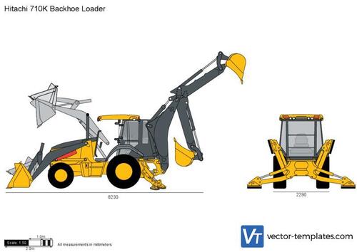 Hitachi 710K Backhoe Loader