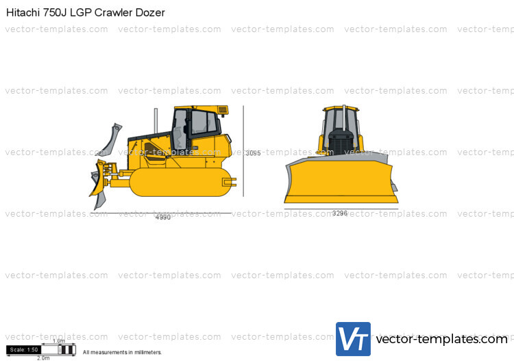 Hitachi 750J LGP Crawler Dozer