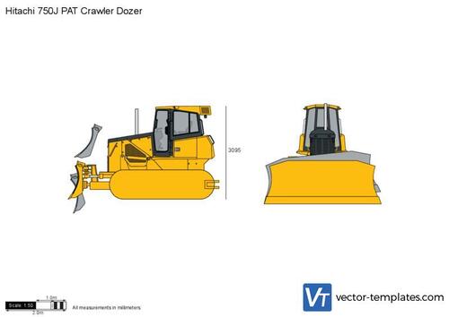 Hitachi 750J PAT Crawler Dozer