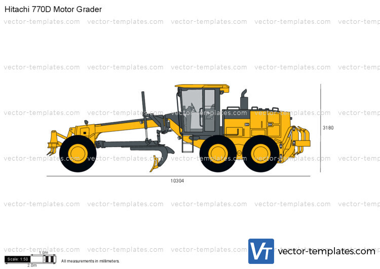 Hitachi 770D Motor Grader