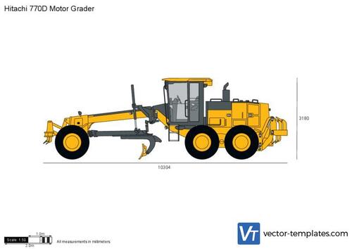 Hitachi 770D Motor Grader