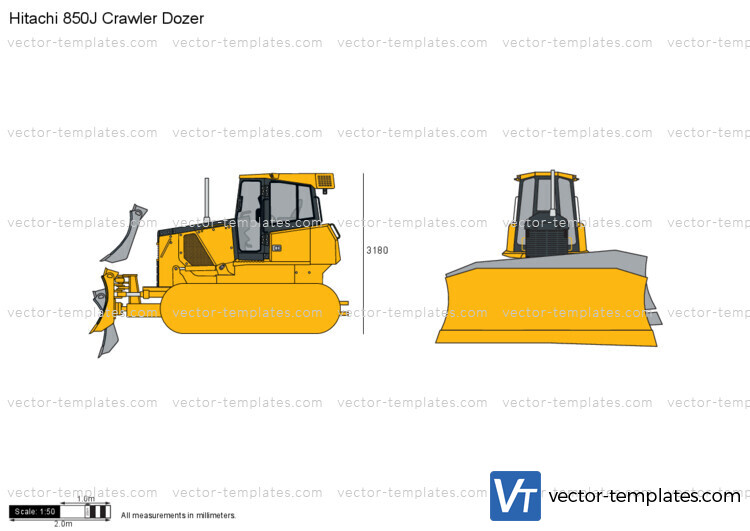 Hitachi 850J Crawler Dozer