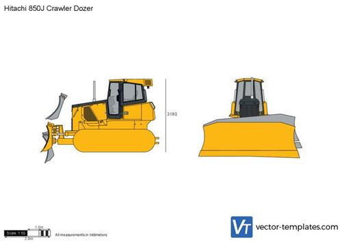 Hitachi 850J Crawler Dozer