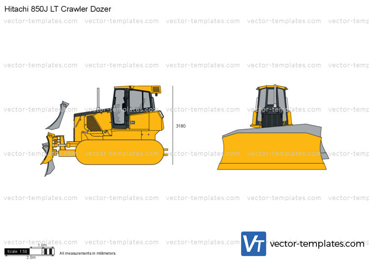 Hitachi 850J LT Crawler Dozer