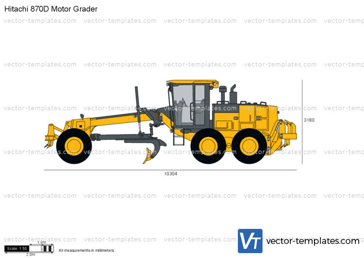 Hitachi 870D Motor Grader