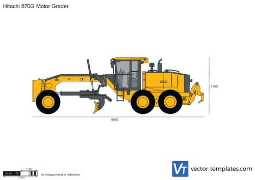 Hitachi 870G Motor Grader