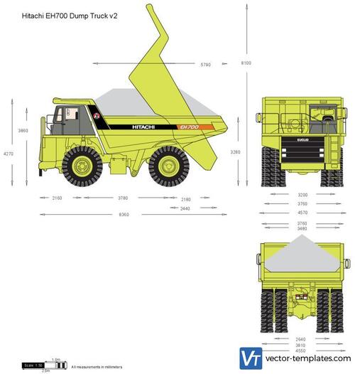 Hitachi EH700 Dump Truck v2