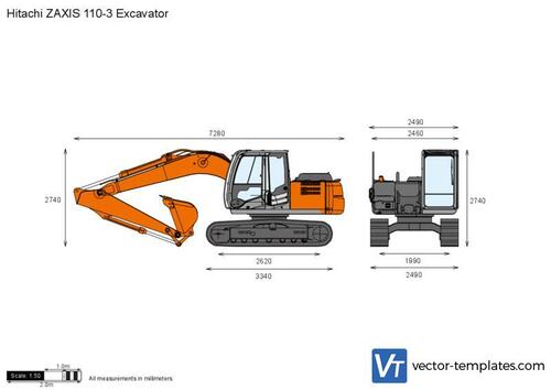 Hitachi ZAXIS 110-3 Excavator