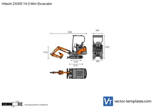 Hitachi ZAXIS 14-3 Mini Excavator