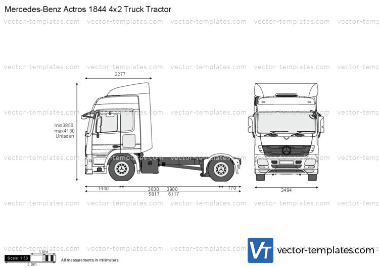 Mercedes-Benz Actros 1844 4x2 Truck Tractor