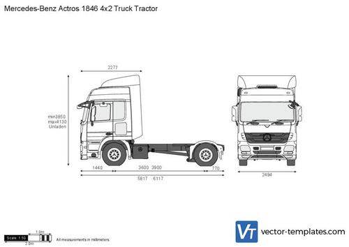 Mercedes-Benz Actros 1846 4x2 Truck Tractor