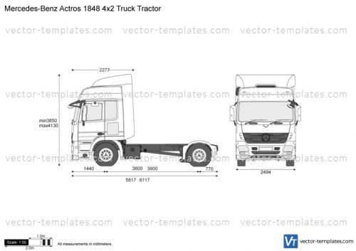 Mercedes-Benz Actros 1848 4x2 Truck Tractor
