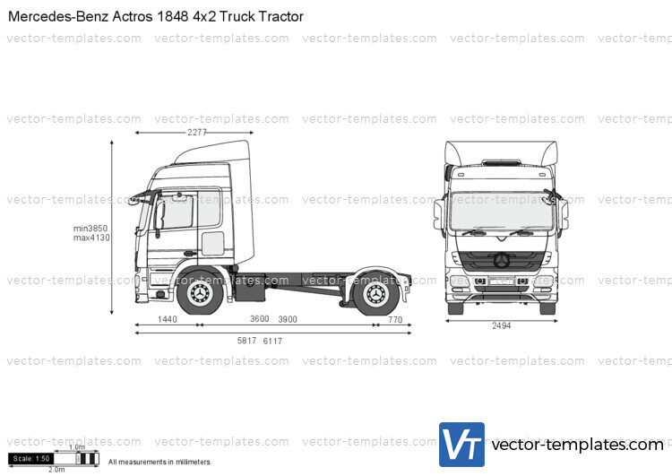 Mercedes-Benz Actros 1848 4x2 Truck Tractor