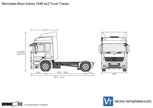 Mercedes-Benz Actros 1848 4x2 Truck Tractor