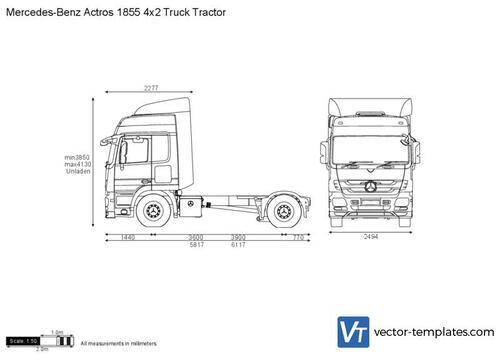 Mercedes-Benz Actros 1855 4x2 Truck Tractor