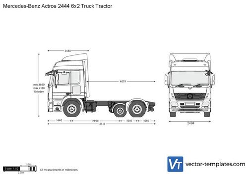 Mercedes-Benz Actros 2444 6x2 Truck Tractor