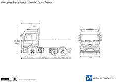 Mercedes-Benz Actros 2446 6x2 Truck Tractor