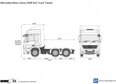 Mercedes-Benz Actros 2548 6x2 Truck Tractor