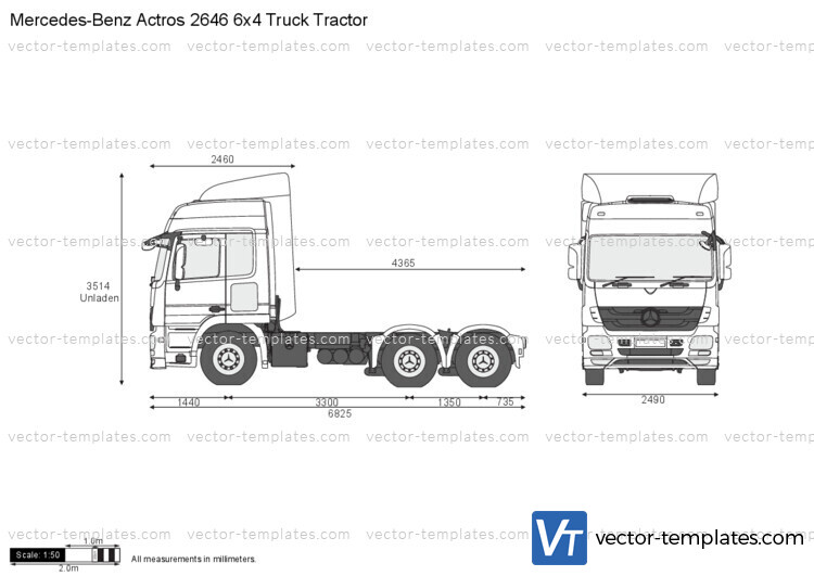 Mercedes-Benz Actros 2646 6x4 Truck Tractor