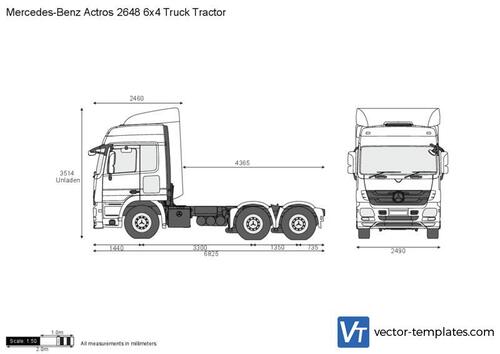 Mercedes-Benz Actros 2648 6x4 Truck Tractor