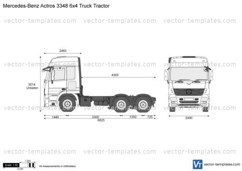 Mercedes-Benz Actros 3348 6x4 Truck Tractor