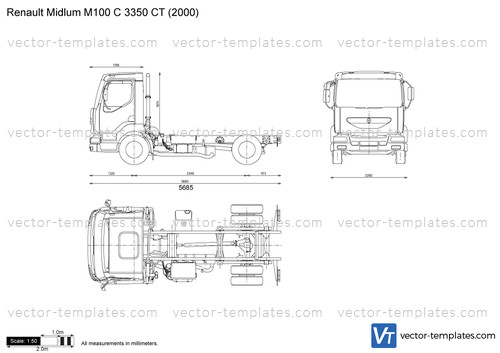 Renault Midlum M100 C 3350 CT