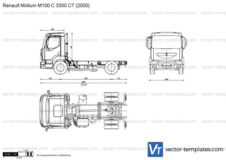 Renault Midlum M100 C 3350 CT