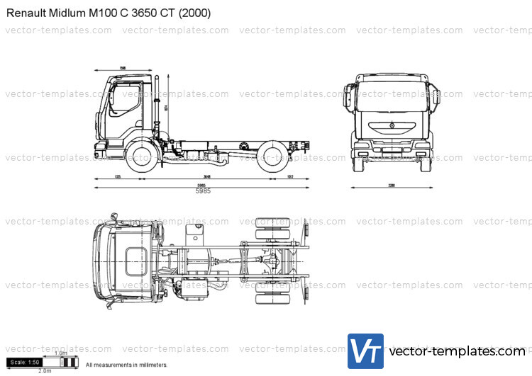 Renault Midlum M100 C 3650 CT