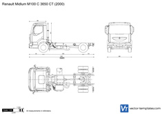 Renault Midlum M100 C 3650 CT