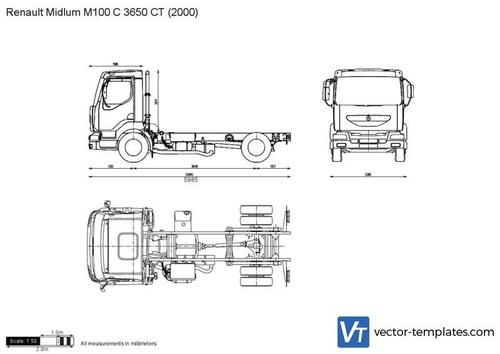 Renault Midlum M100 C 3650 CT