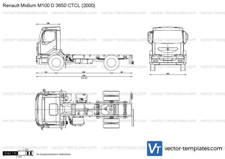 Renault Midlum M100 D 3650 CTCL