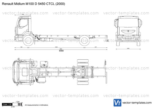 Renault Midlum M100 D 5450 CTCL