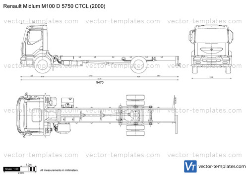 Renault Midlum M100 D 5750 CTCL