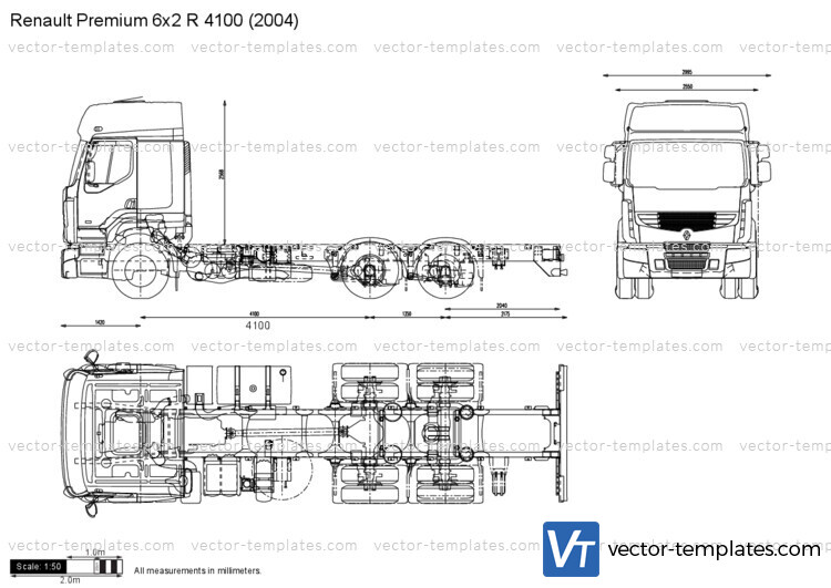 Renault Premium 6x2 R 4100