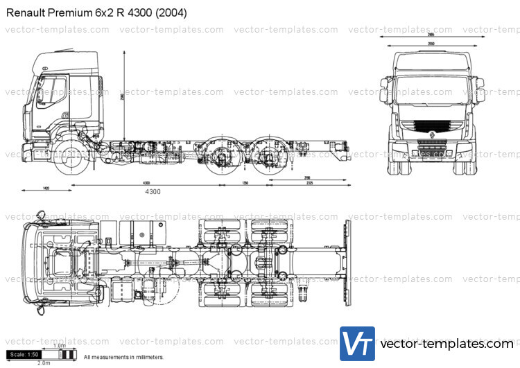 Renault Premium 6x2 R 4300