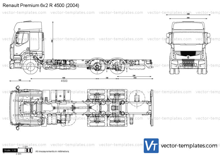 Renault Premium 6x2 R 4500