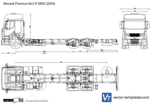 Renault Premium 6x2 R 5800