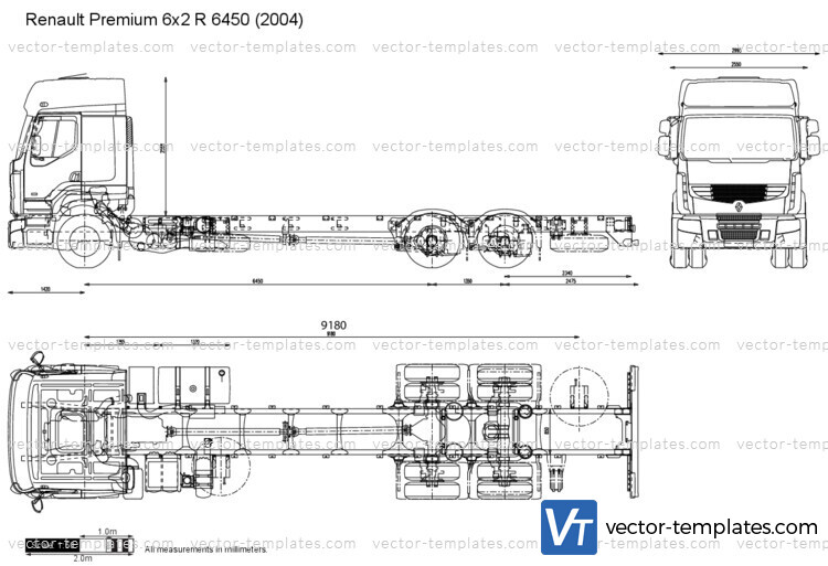 Renault Premium 6x2 R 6450
