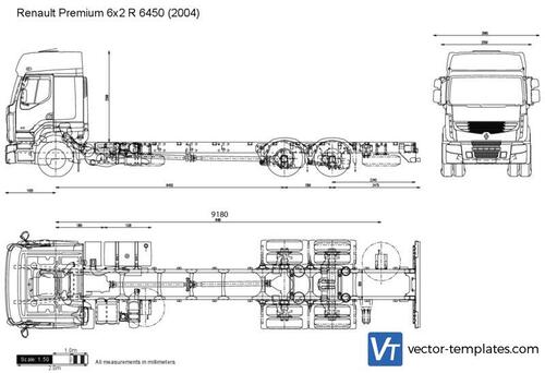 Renault Premium 6x2 R 6450