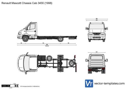 Renault Mascott Chassis Cab 3430