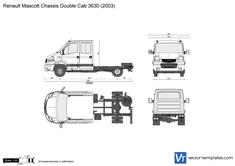 Renault Mascott Chassis Double Cab 3630
