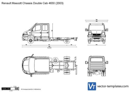 Renault Mascott Chassis Double Cab 4630