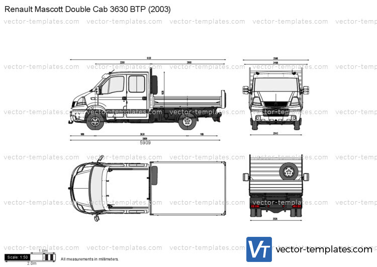 Renault Mascott Double Cab 3630 BTP