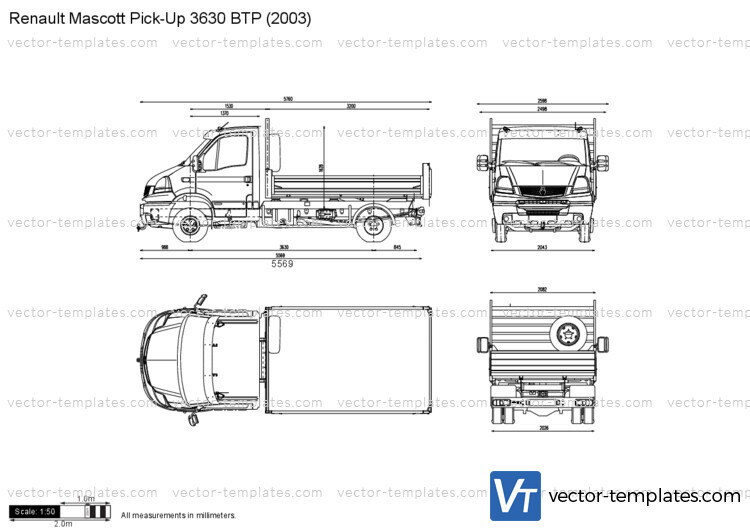 Renault Mascott Pick-Up 3630 BTP